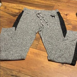 Gray sweatpants